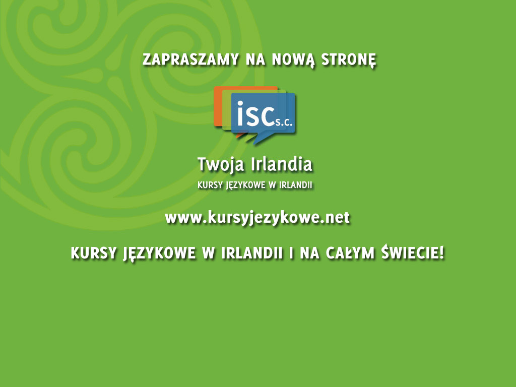 Zapraszamy na now stron www.kursyjezykowe.net. Kliknij!